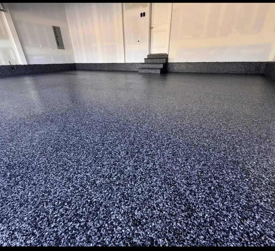Finished concrete coating project by Patriot Coatings