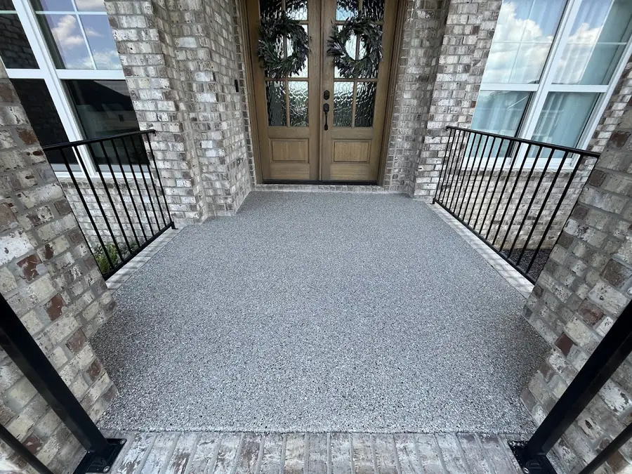 Finished concrete coating project by Patriot Coatings