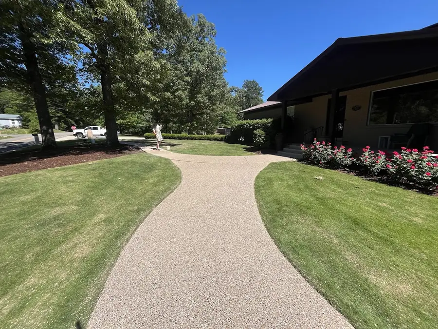 Finished concrete coating project by Patriot Coatings